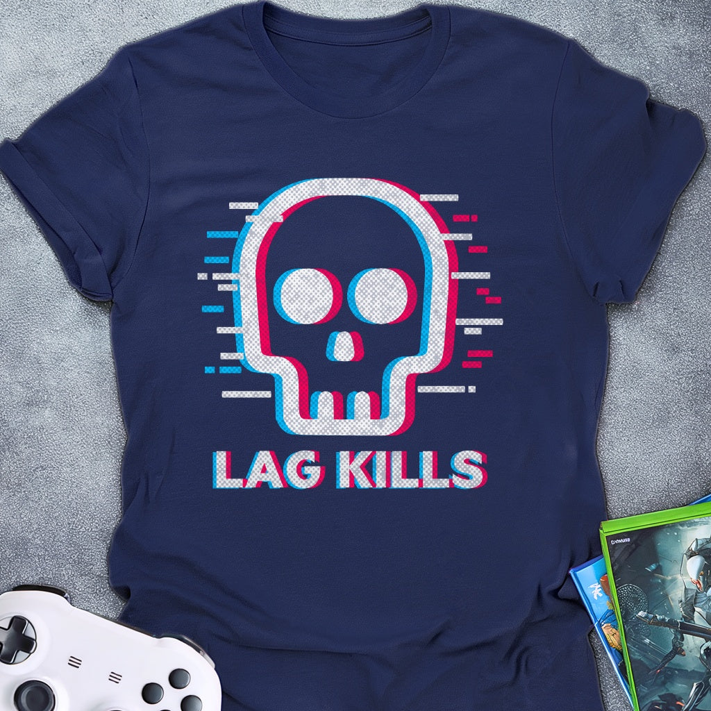 Lag Kills Glitch T-Shirt