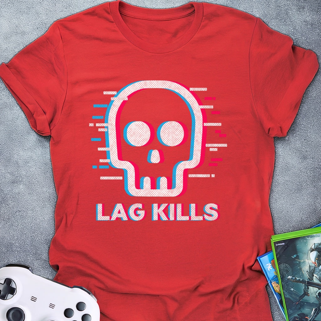 Lag Kills Glitch T-Shirt