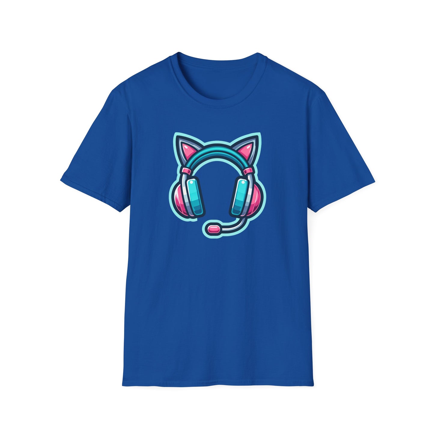 Gaming Cat Headphone T-Shirt