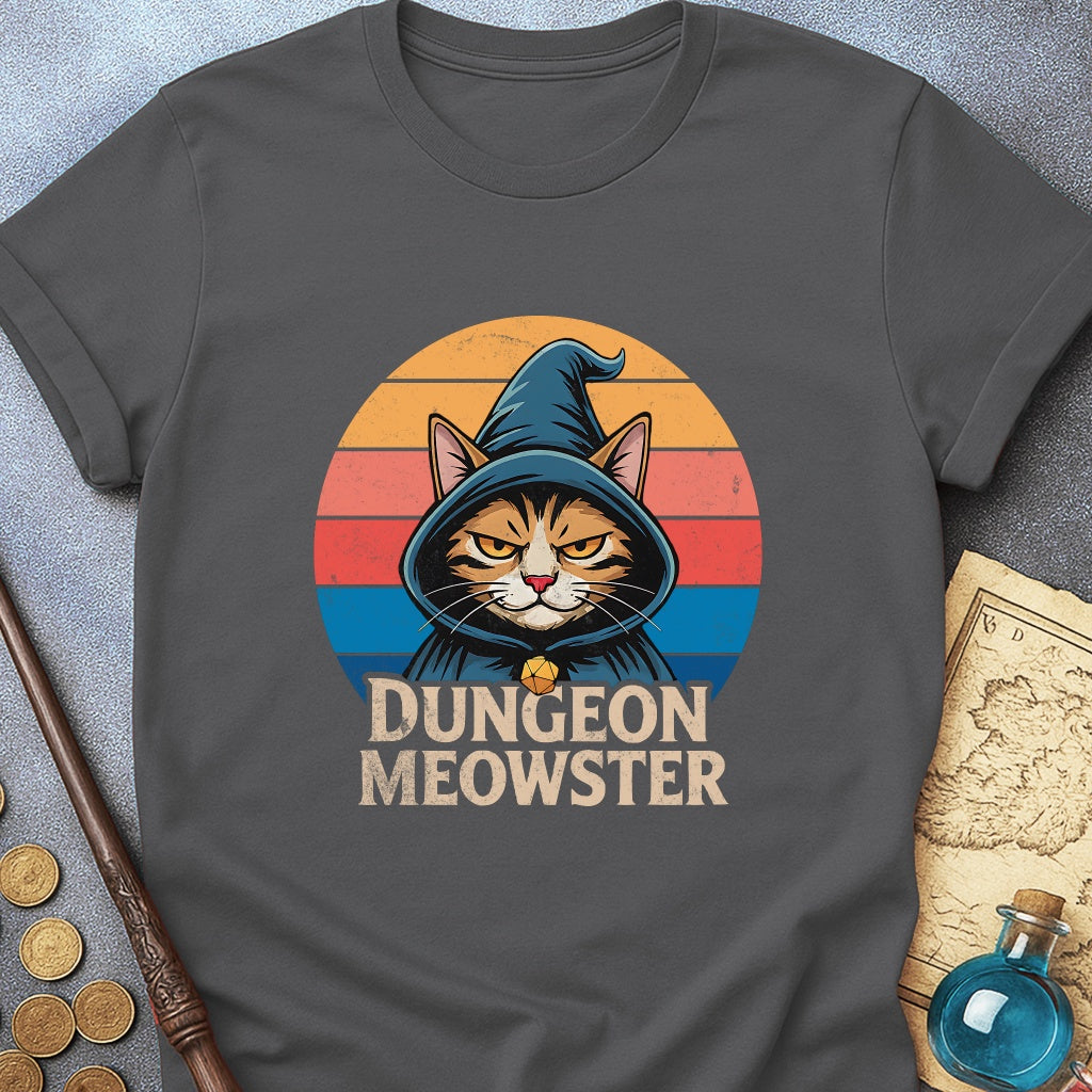 Dungeon Meowster Sunset T-Shirt