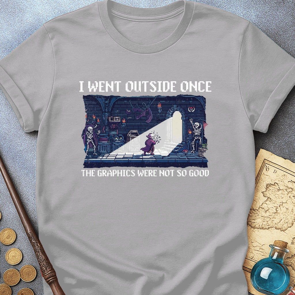 I Went Outside Once. Vampire T-Shirt