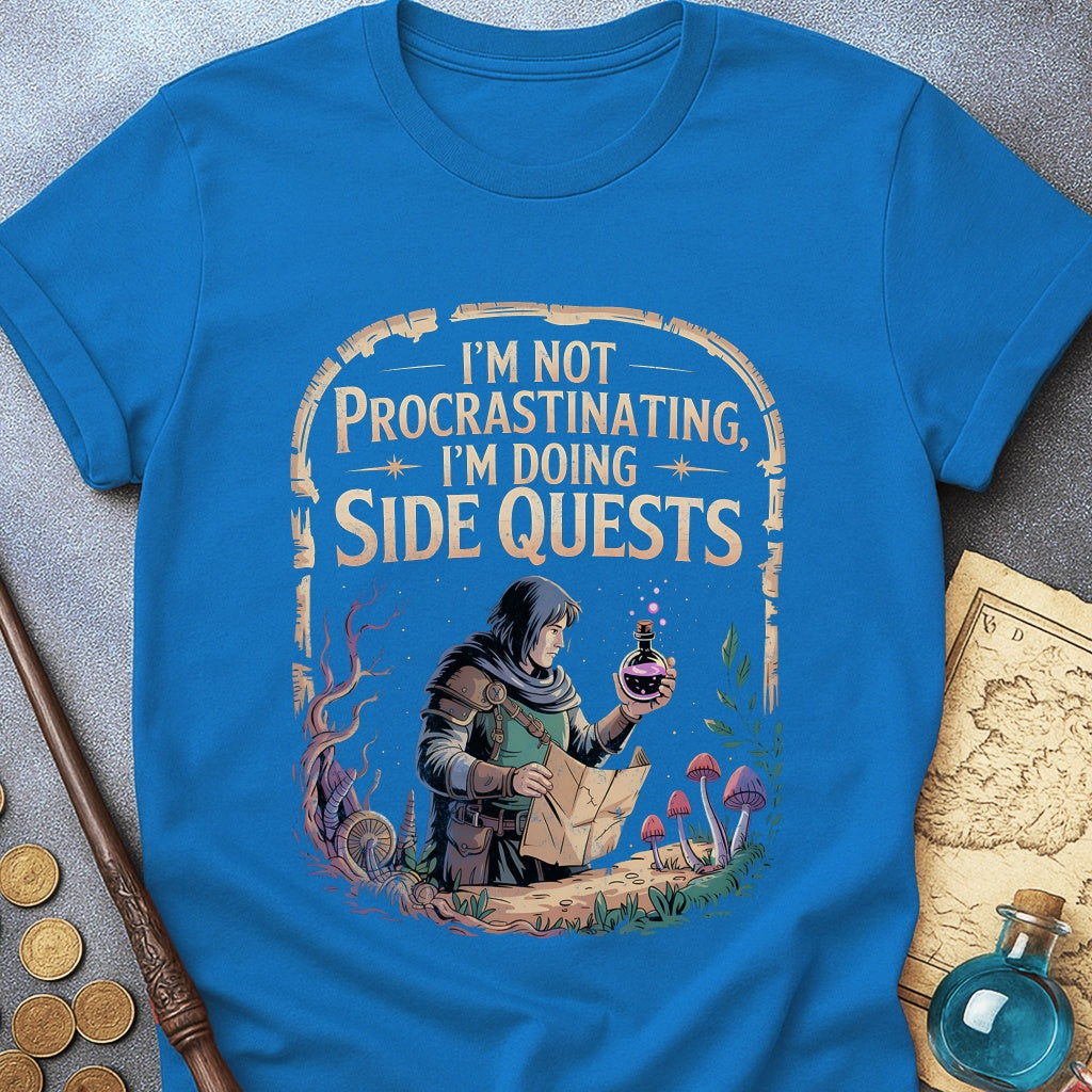 I'm Doing Side Quests Forest T-Shirt