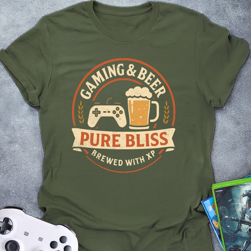 Gaming and Beer T-Shirt