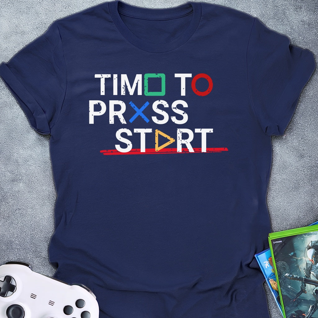 Time To Press Start T-Shirt