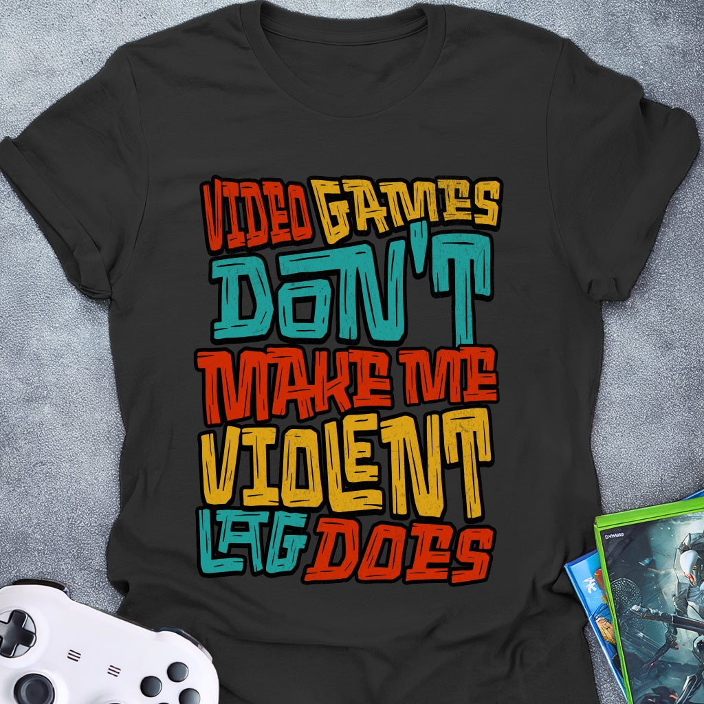 Lag Does Text T-Shirt