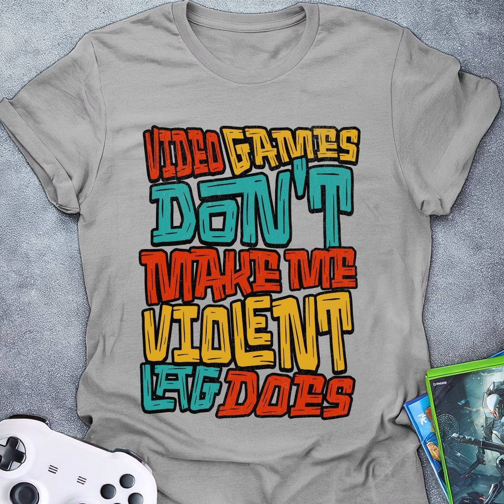 Lag Does Text T-Shirt