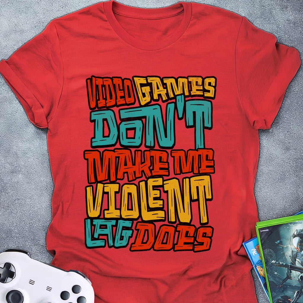 Lag Does Text T-Shirt