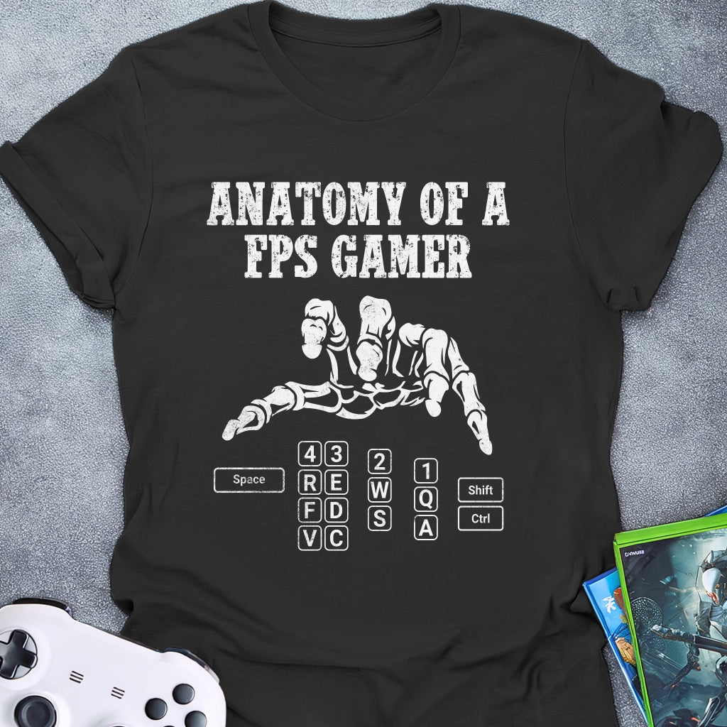 Anatomy of A FPS Gamer T-Shirt