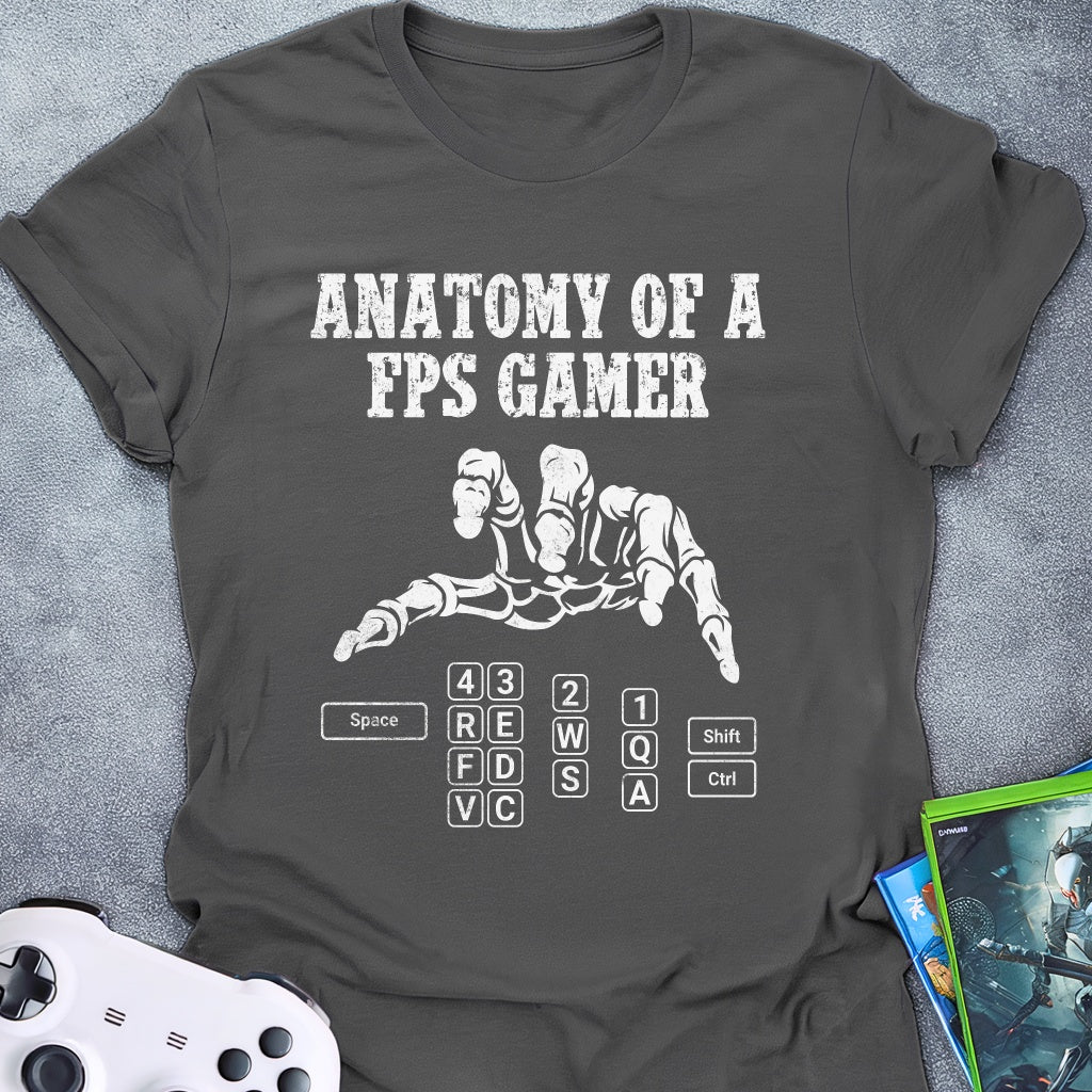Anatomy of A FPS Gamer T-Shirt