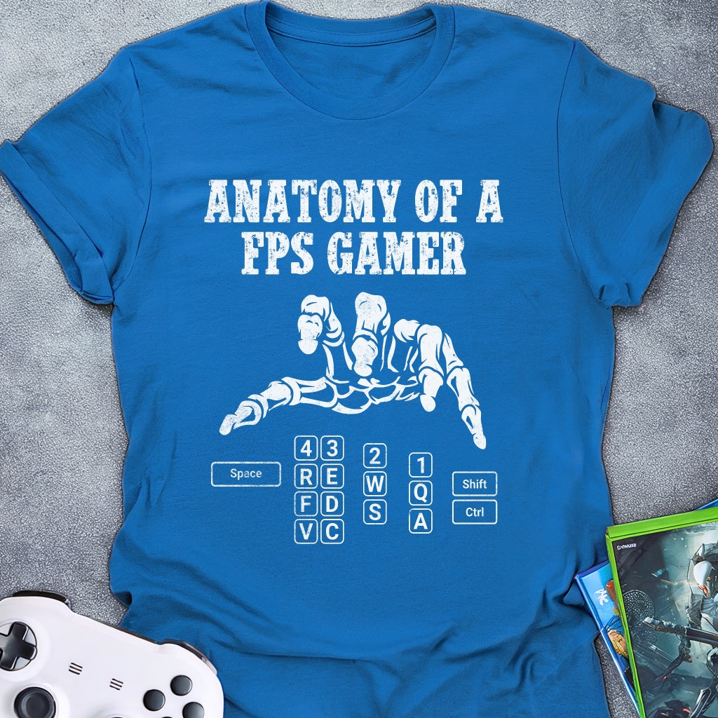 Anatomy of A FPS Gamer T-Shirt