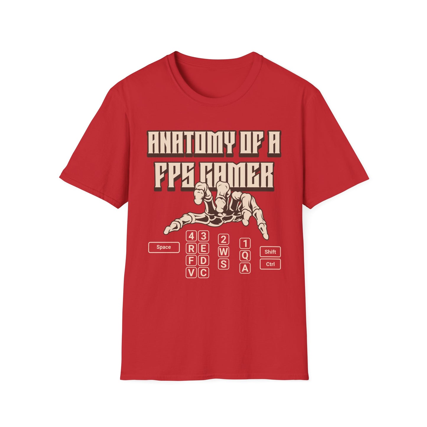 Anatomy of A FPS Gamer T-Shirt