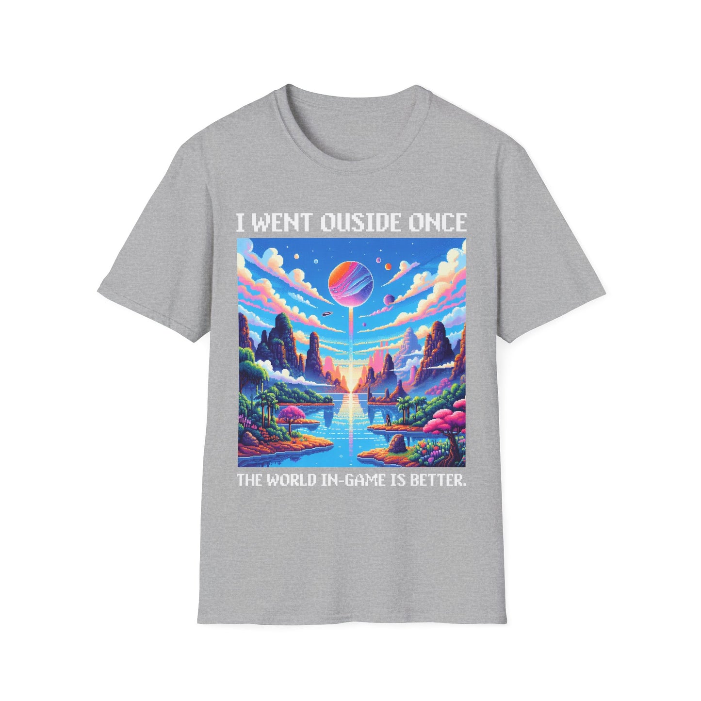 I Went Outside Once. Island T-Shirt