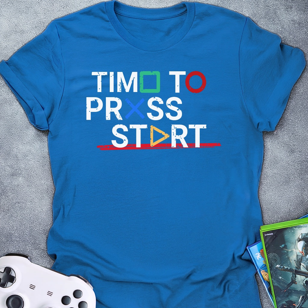 Time To Press Start T-Shirt