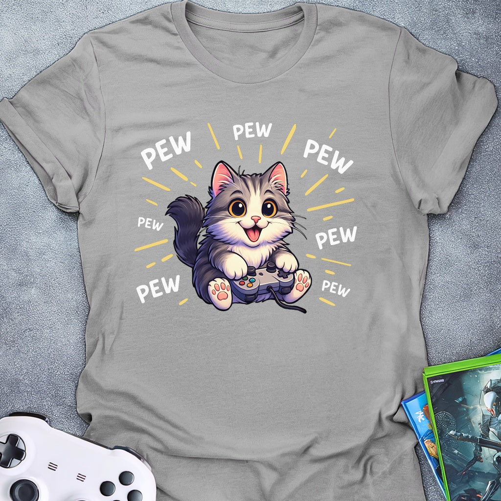 Pew Pew Cat T-Shirt