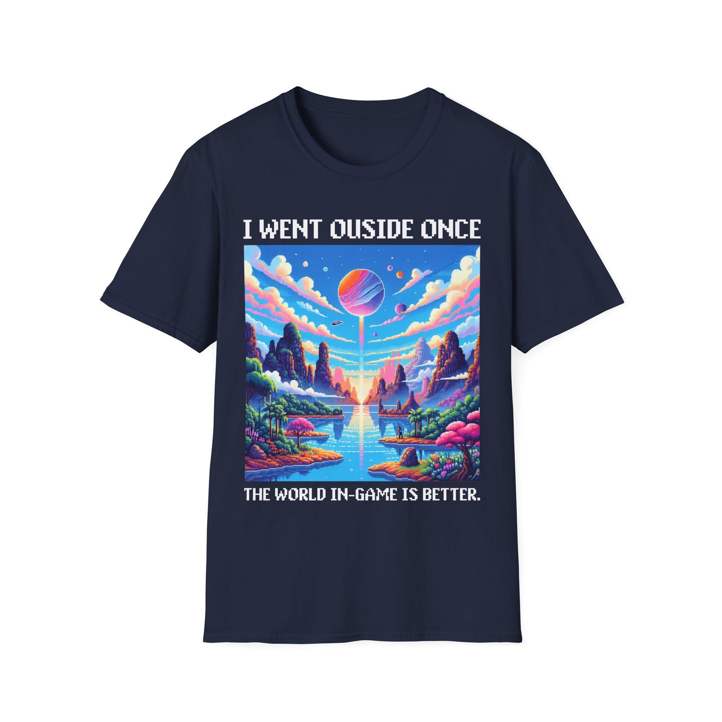 I Went Outside Once. Island T-Shirt