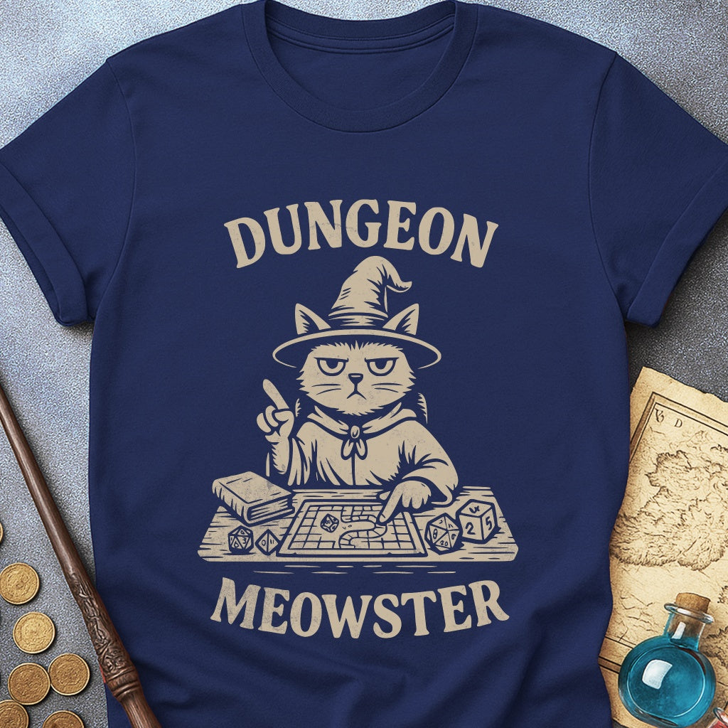 Dungeon Meowster Cat T-Shirt