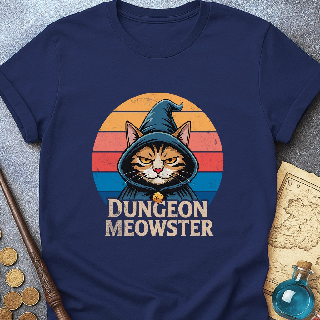 Dungeon Meowster Sunset T-Shirt